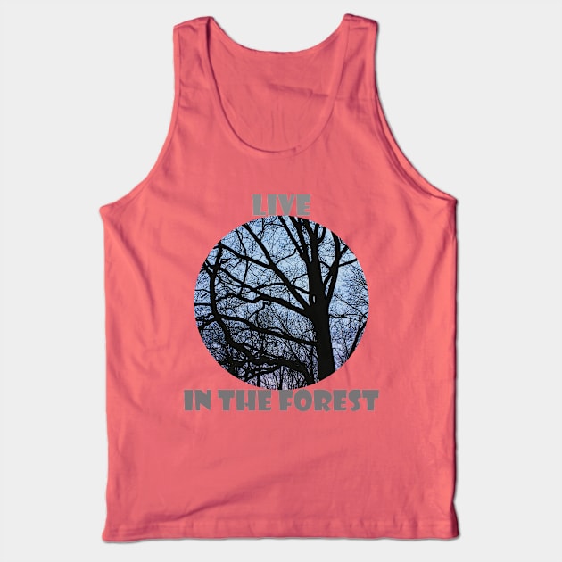 Live in the forest Tank Top by deadblackpony